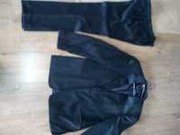 Nowy męski czarny garnitur L'ACOLE r.52/176cm