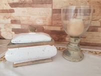 Castiçal e pote decorativo Zara home