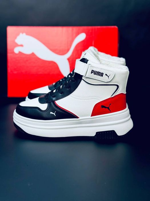 Жіночі зимові кросівки PUMA натуральная кожа
