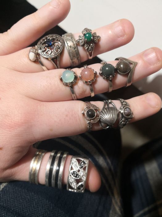 Srebrne pierścionki agat warmet at srebro pierścionek srebrny kamień