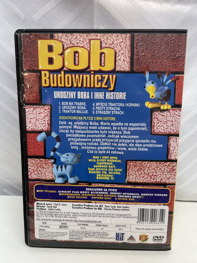 Bob Budowniczy, Reksio, Harry DVD dla dzieci