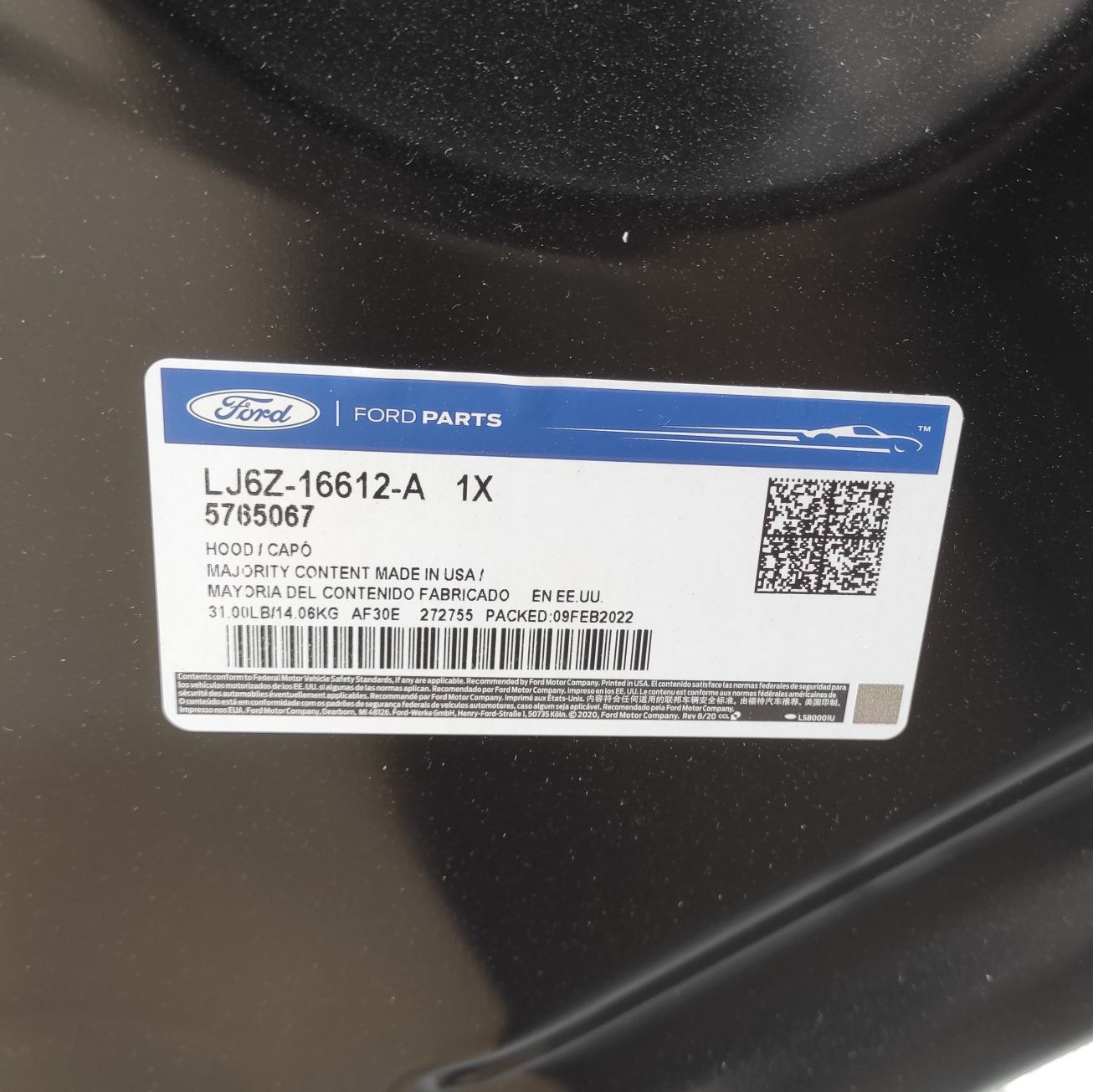 Maska Ford Escape 2020- Kuga Oryginalna z USA