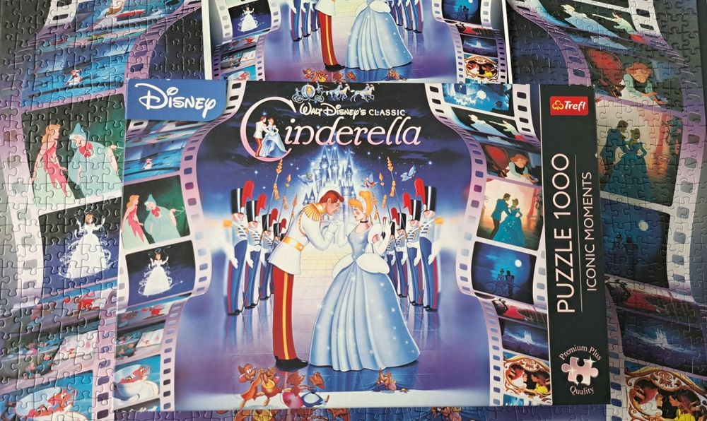 Puzzle Trefl 1000 Cinderella Kopciuszek Iconic Moments