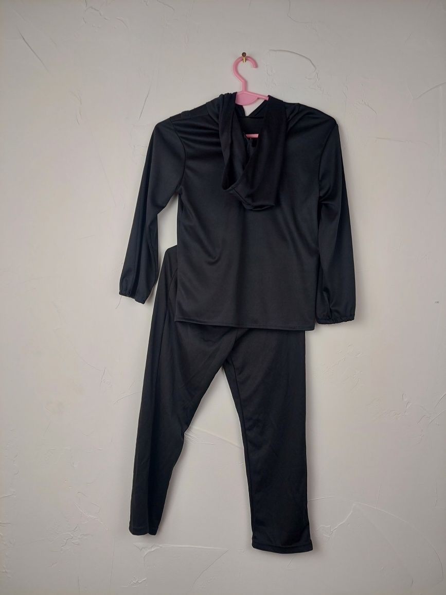 Strój przebranie Ninja samuraj rozmiar 110 116 cm. B244