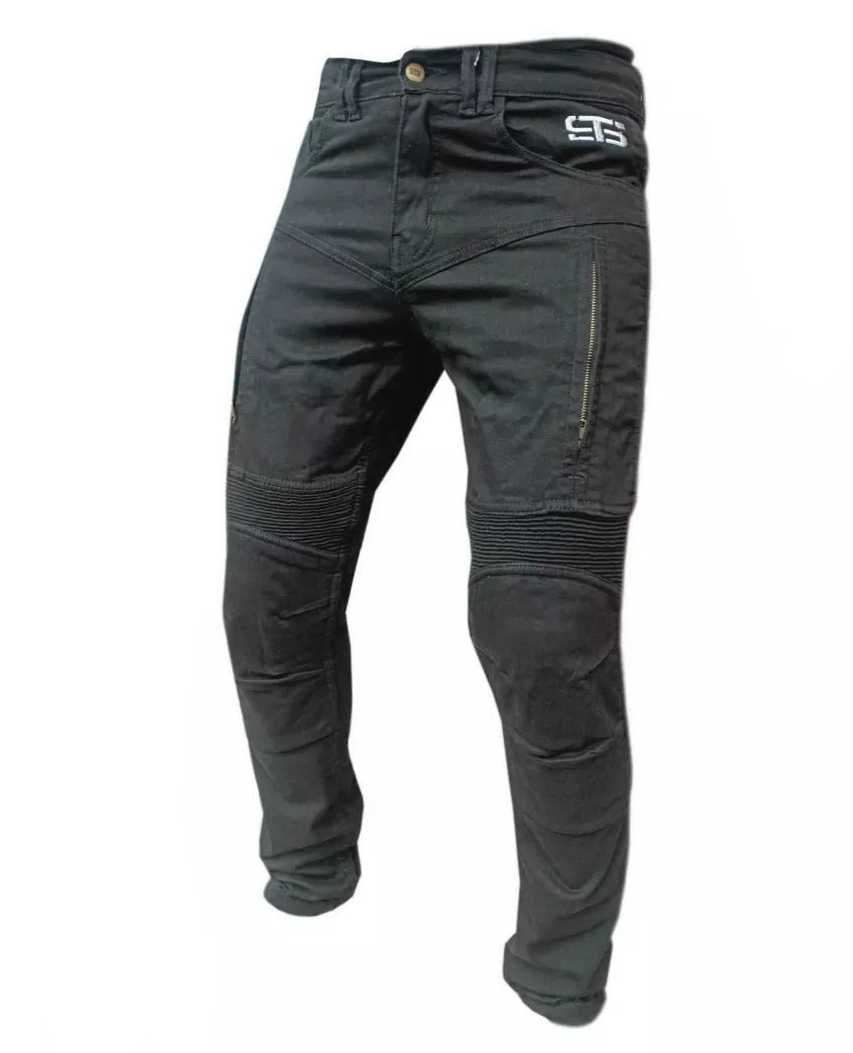 Calça jeans de mota com proteções nova