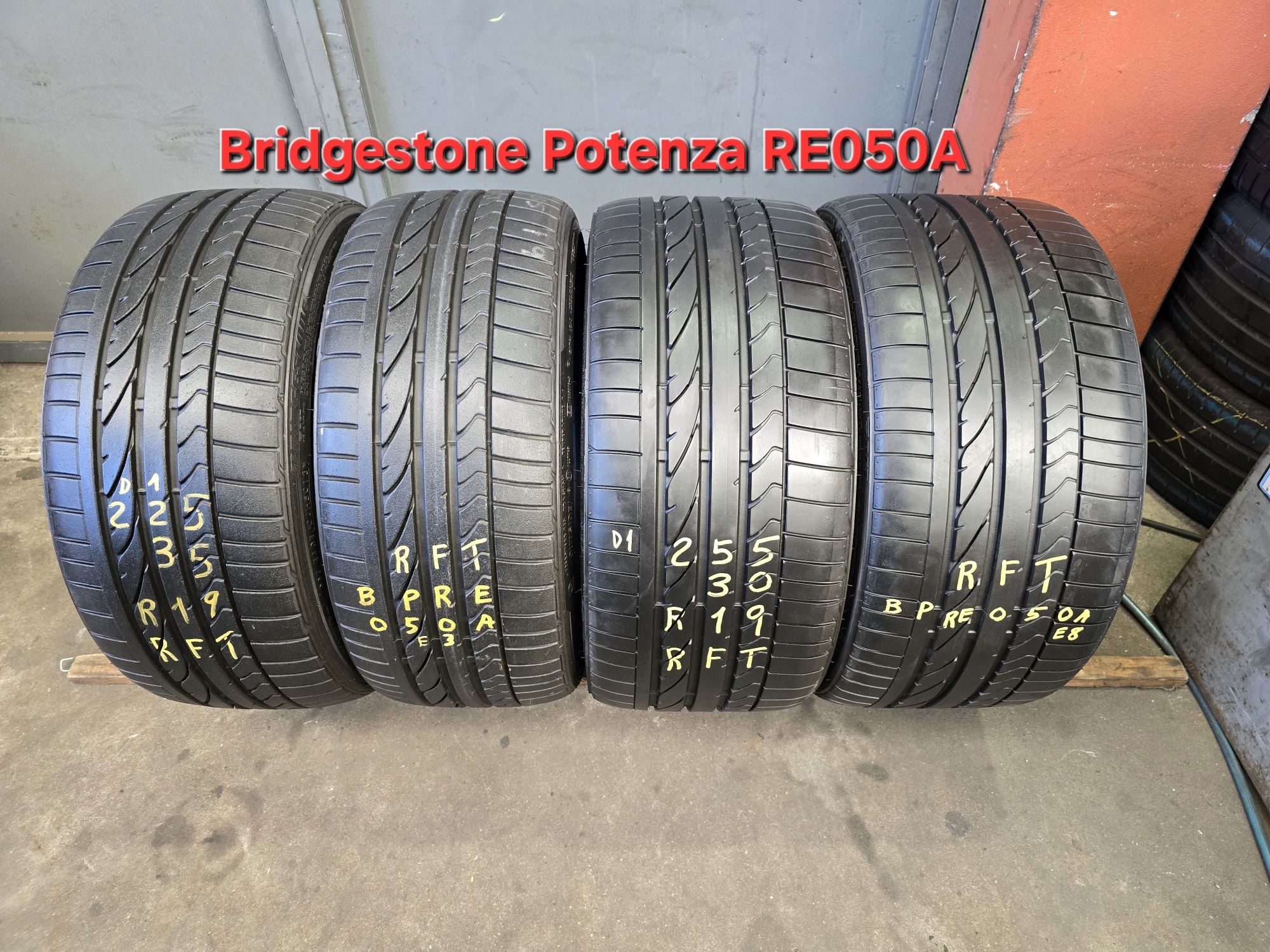 Conjunto 225/35R19 + 255/30R19 Runflat
