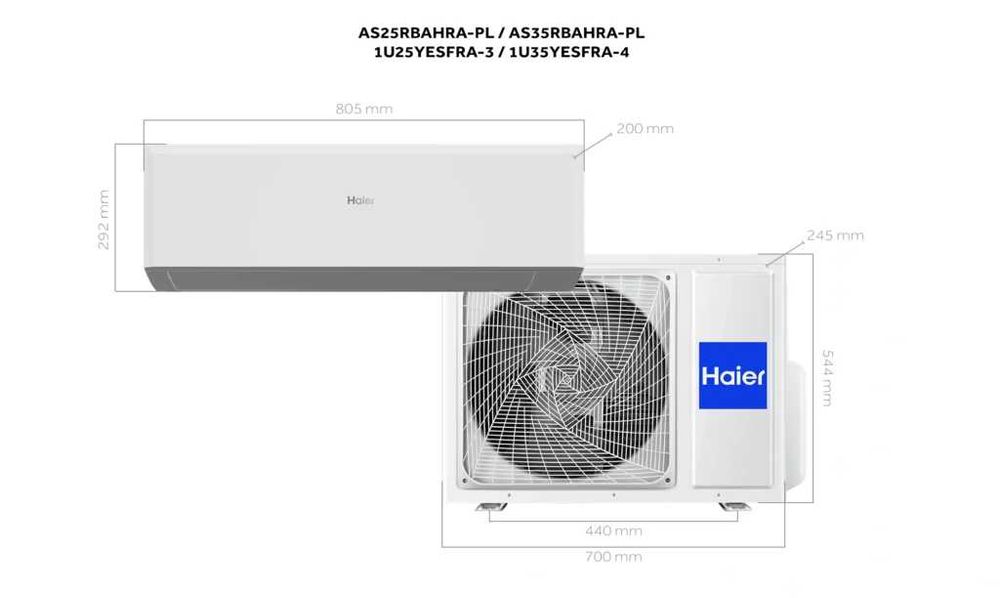 Klimatyzacja Haier Revive 3,5 kw | MONTAŻ, Inne modele też dostępne!