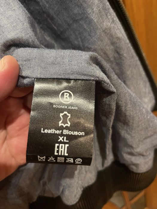 Нова шкіряна куртка Bogner ( Німеччина ). Черного коліру .