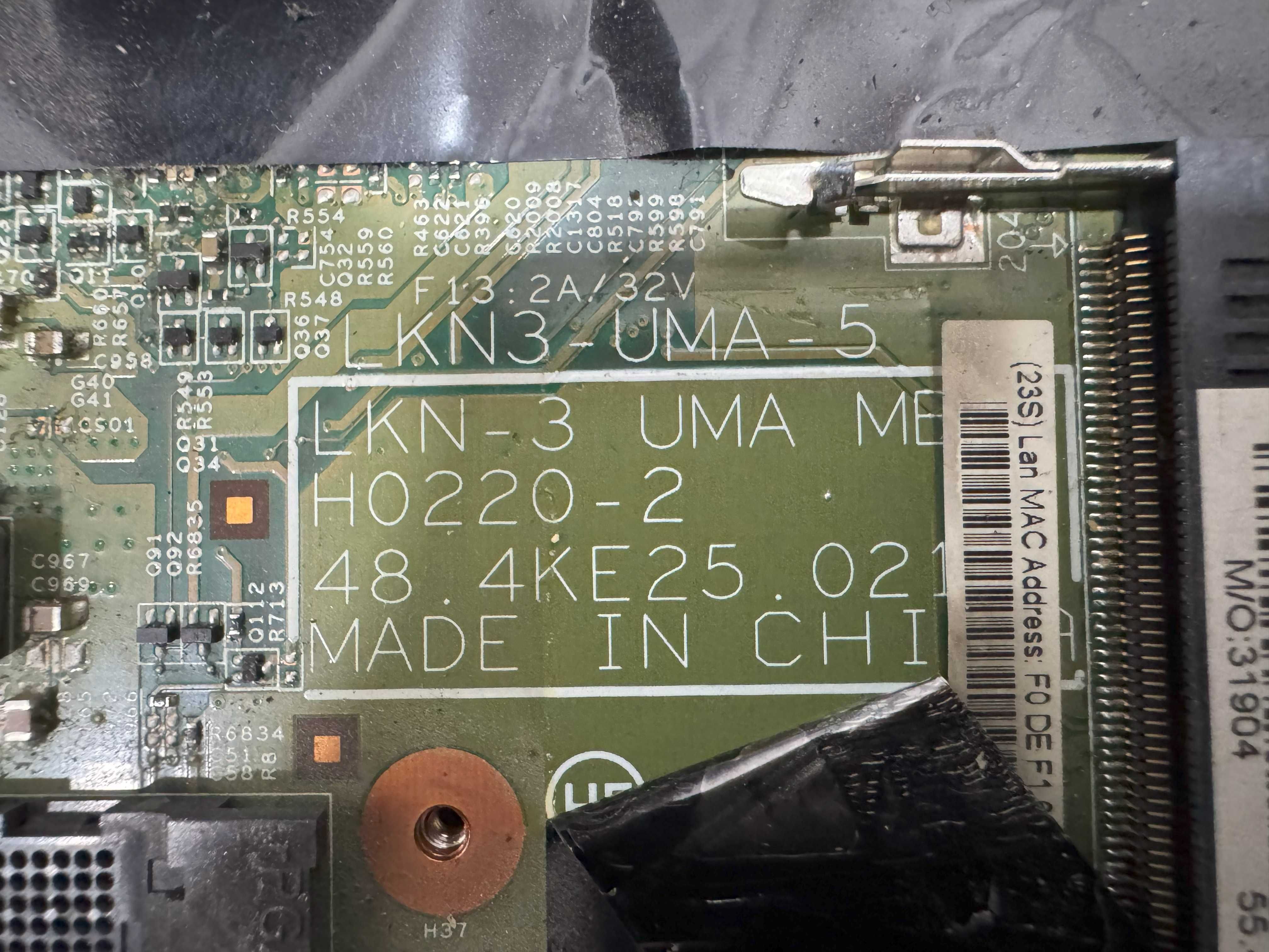 Płyta główna i klawiatura do Lenovo ThiknPad T520