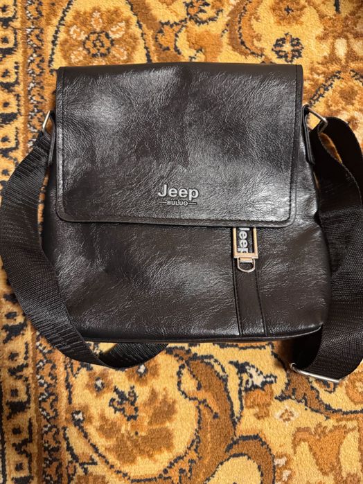 Шкіряна сумка чоловіча з ремінцем через плече