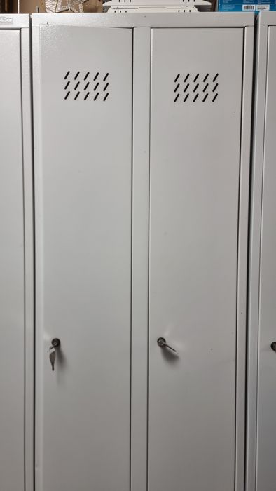 Szafka ubraniowa BHP podwójna, zamykana, jak nowa! Wystawiam FV