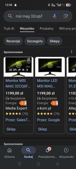 Monitor MSI MAG 32CQ6F 31'5 2K
