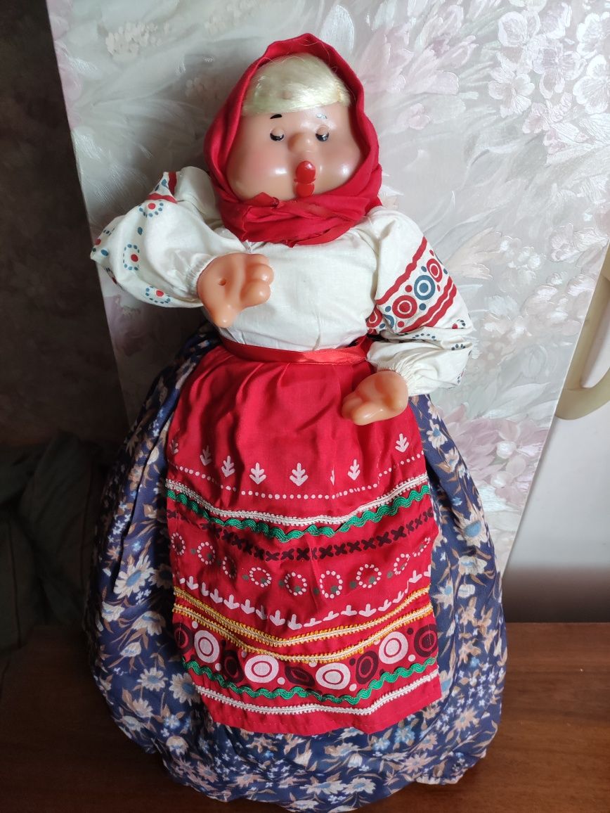 Кукла на самовар, чаевница, кукла-грелка, СССР