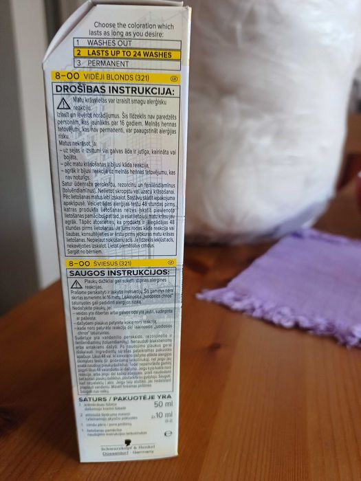 Szampon palette koloryzujący