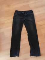 Spodnie jeansowe czarne, Southern, W31, L32, straight fit