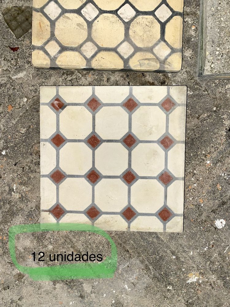 Azulejos hidráulico antigos novos