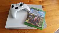 Konsola Xbox One S + Pad + Farming Simulator 22 Jak Nowa