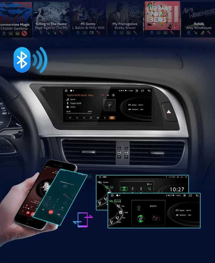 Radio nawigacja Audi A4 B8 od 2009 - 2016, Android 12, 2GB, 32GB
