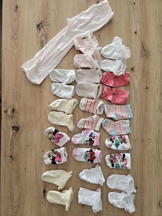 Paka skarpetek dla dziewczynki 0-15