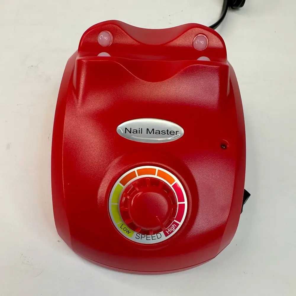 Фрезер для манікюру і педикюру Nail Master ZS-603, 45000 об, Червоний