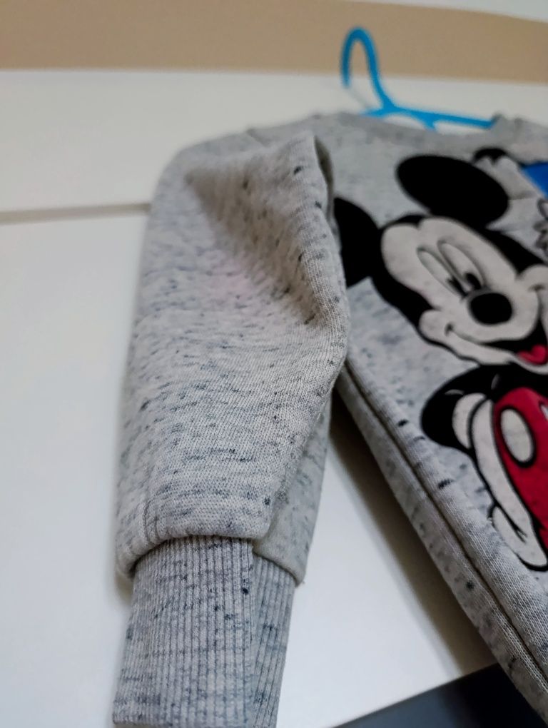 Szara bluza dziecięca, Myszka Miki, Kaczor Donald, 2/3 lata, Disney