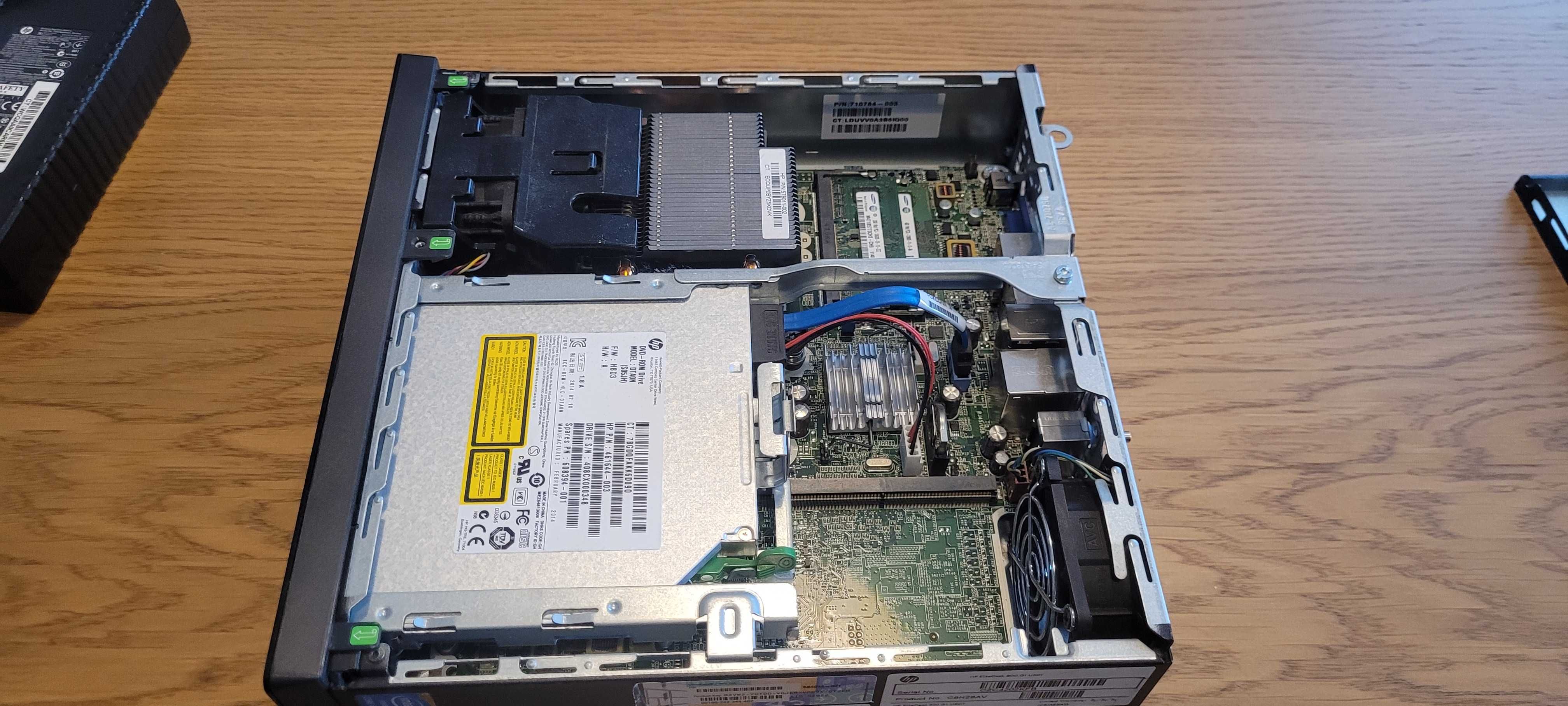 HP EliteDesk 800 G1 Ultra-slim Intel Core i5 4rdzenie 6GB RAM, 256 SSD
