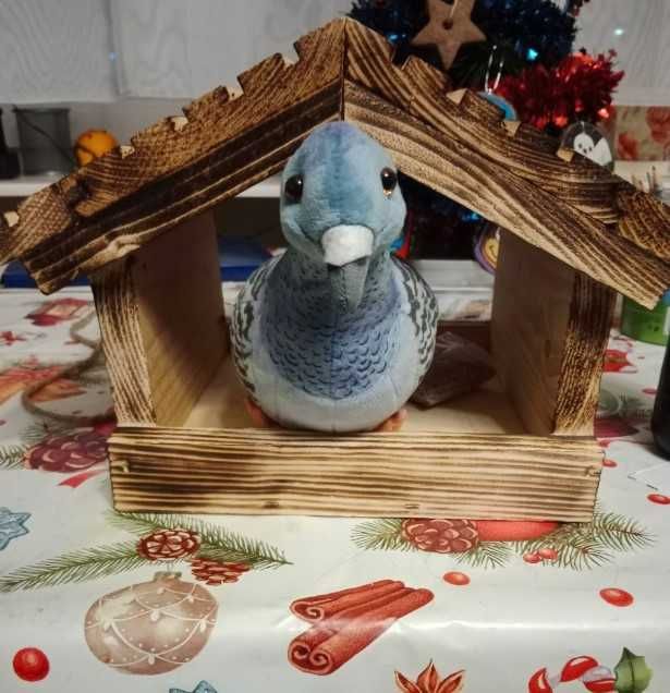 Karmnik dla ptaków budka dekoracja ogród taras dom