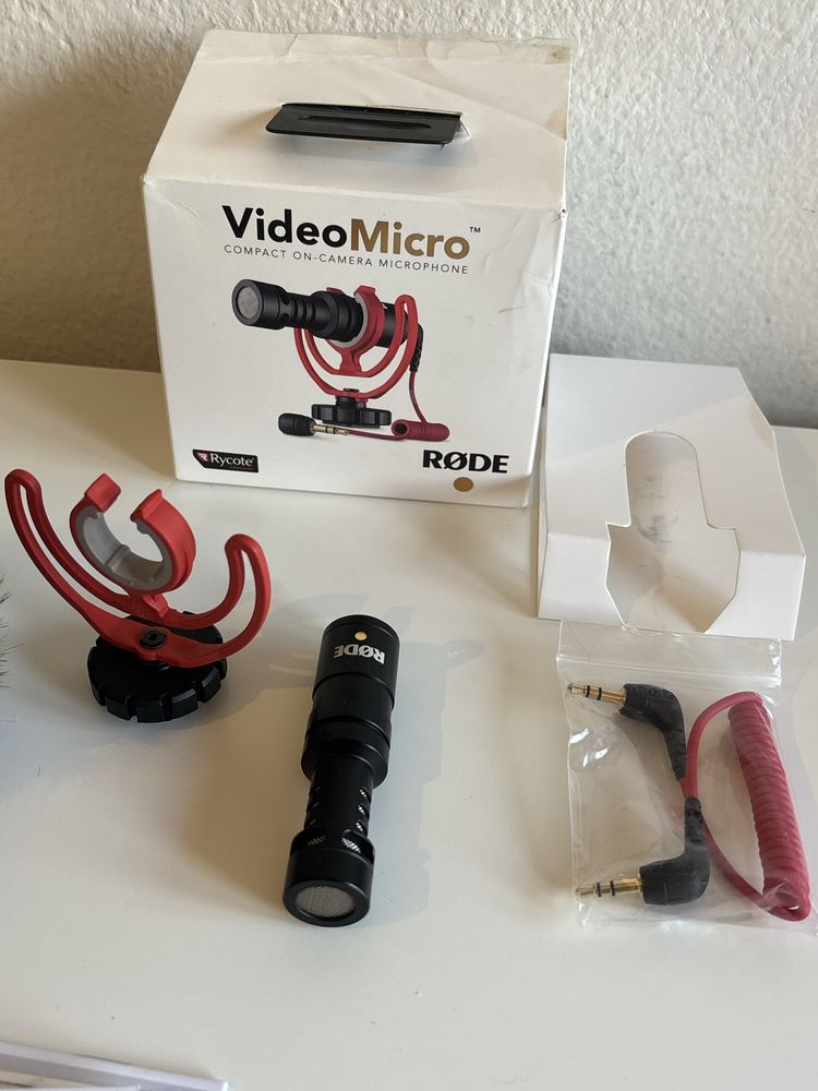 Rode VídeoMicro Microfone para Câmara