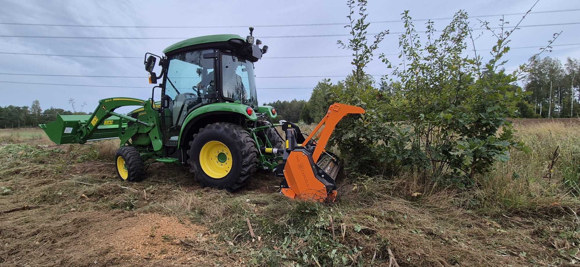 Mulczer leśny powierzchniowy TMC Cancela TFE 125 - ciągnik 45-70 KM