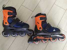 Ролики Rollerblade Microblade Midnight Blue,р.33-36.5,б/у