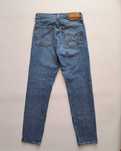 Подростковые детские голубые зауженные джинсы Levis на девочку