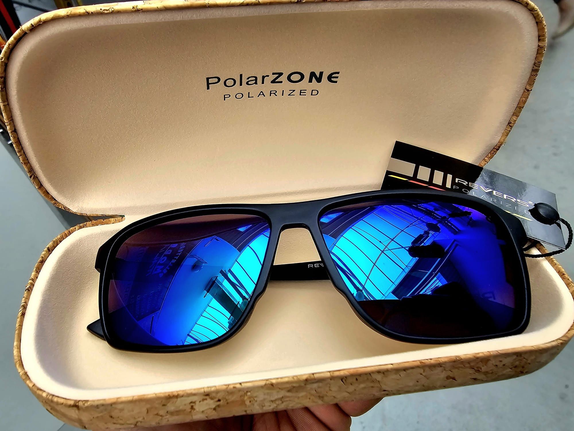 Modne męskie okulary przeciwsłoneczne Polaryzacyjne marki Revers nowe