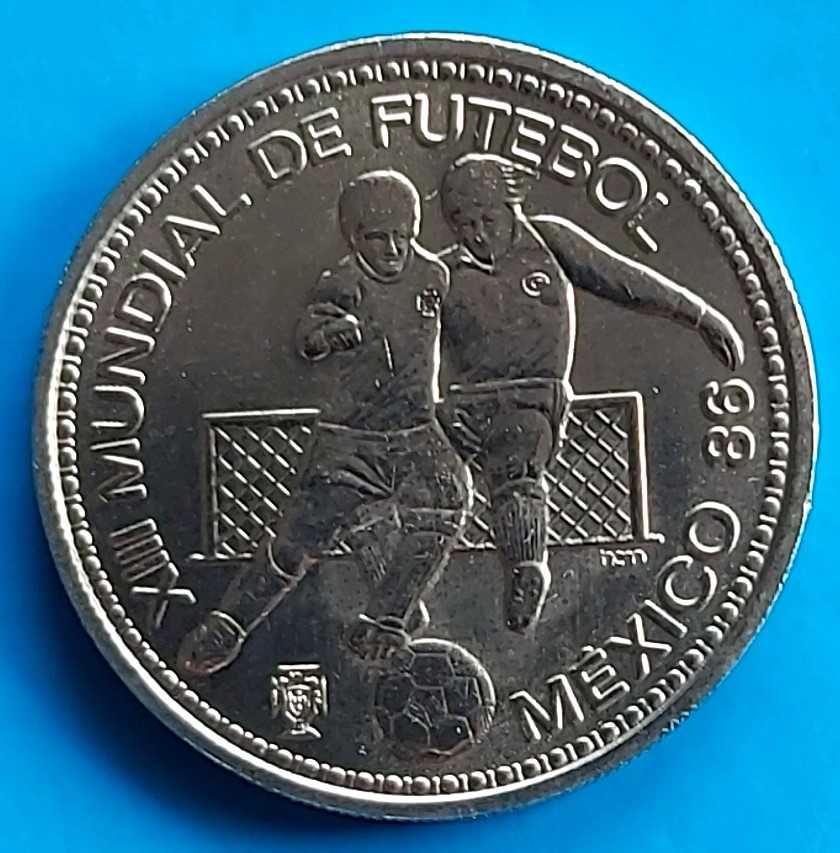 100$00 de 1986,  XIII Campeonato Mundial Futebol,  México.1986