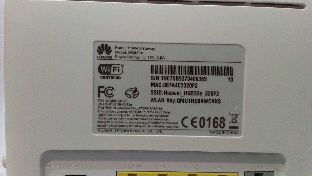 Роутер / модем Huawei HG532e
