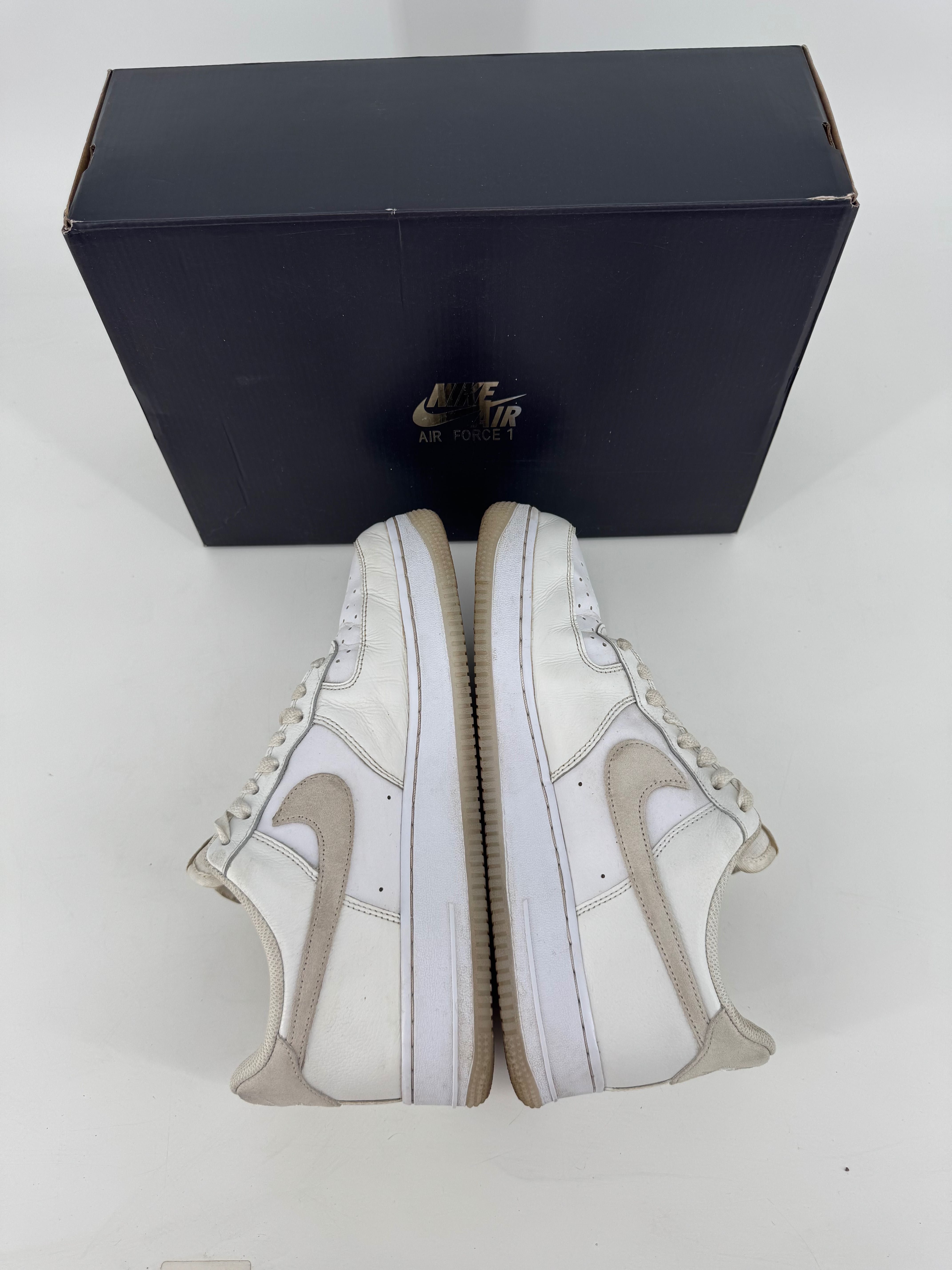 Nike air force 1 07 lv8 białe kremowe sneakersy tenisówki męskie 44