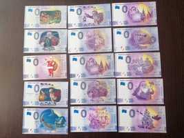Święta mikołaj banknoty 0 euro kopie