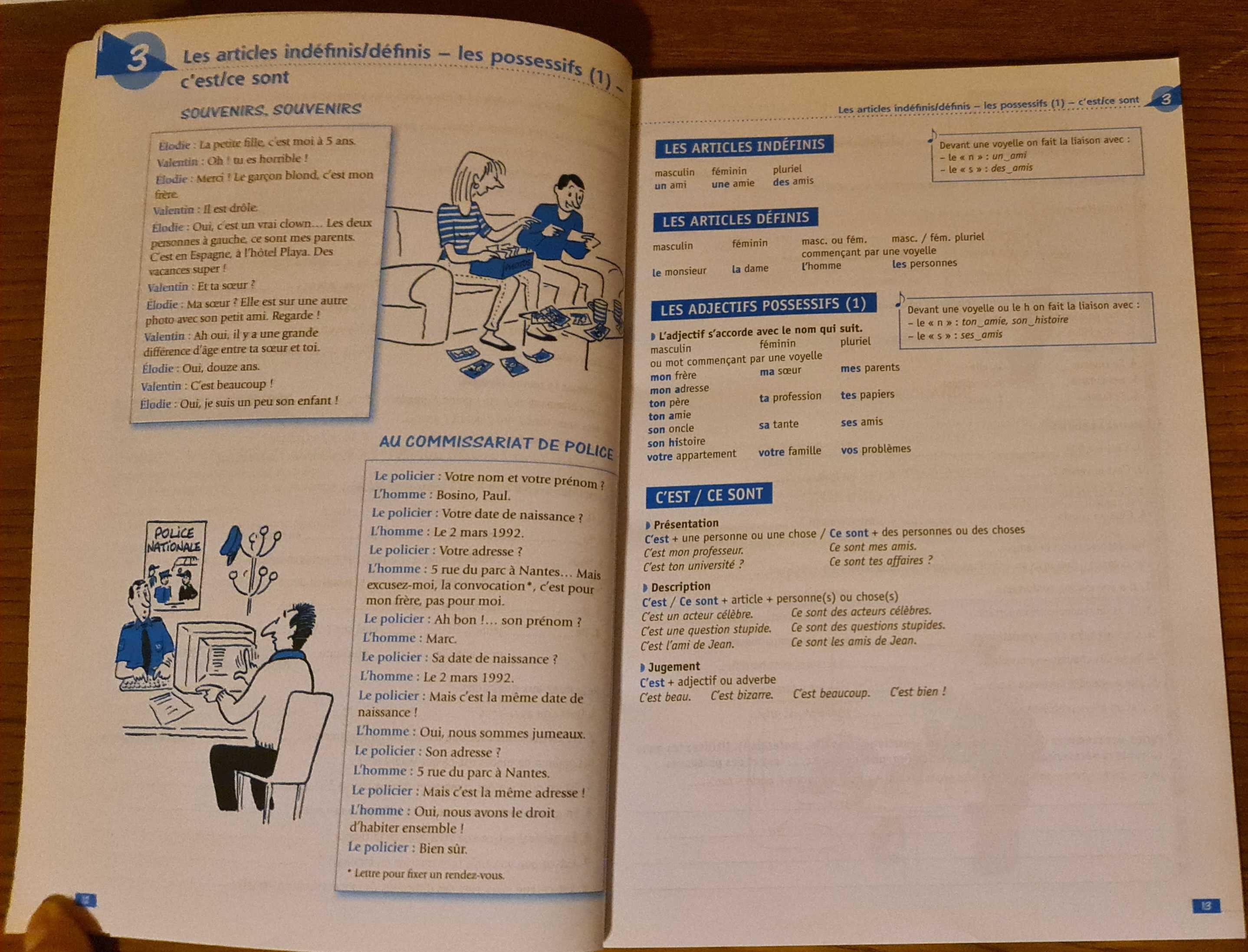 Grammaire en dialogues. Niveau debutant".
Język francuski + CD