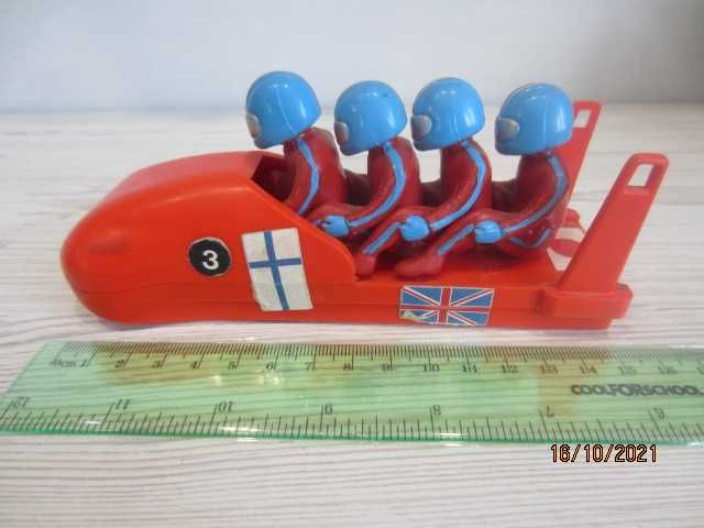 Игрушка bobsleigh санки для 4 человек германия 1950-60