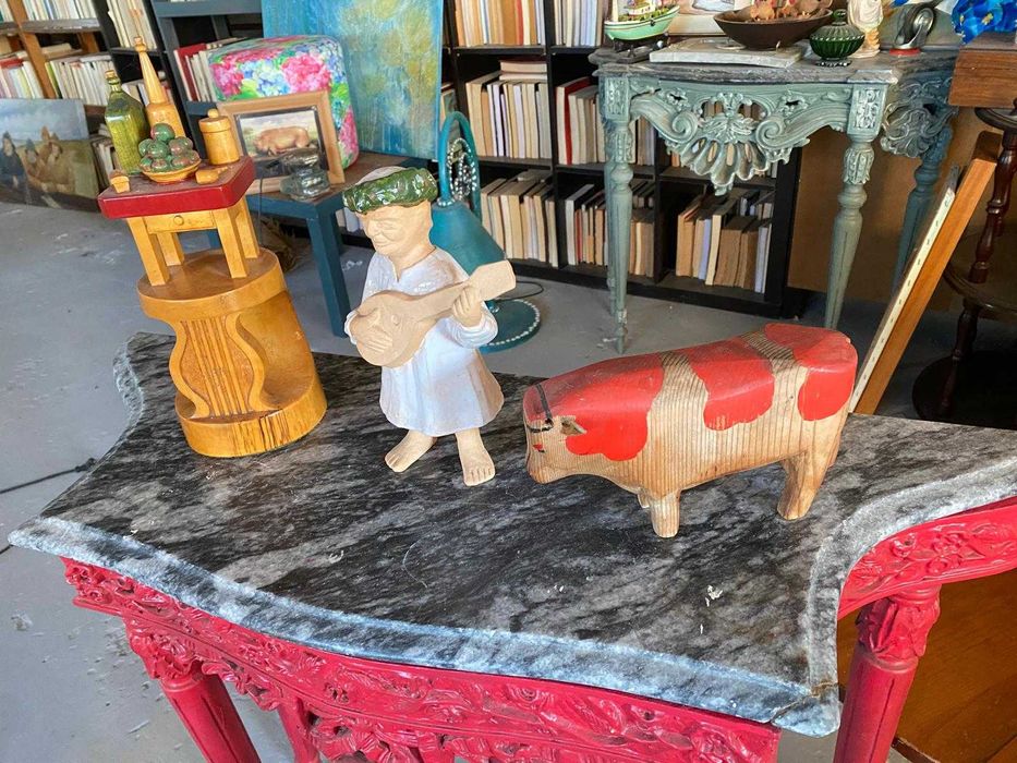 Lote de peças de artesanato sueco