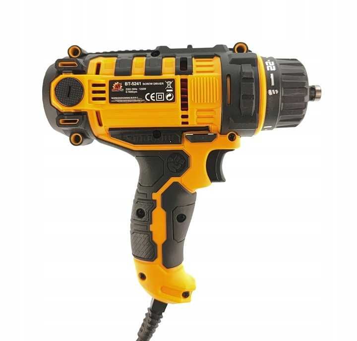 Wiertarko - Wkrętarka Sieciowa 1250W 2W1 Głowica + HEX Wiertarka