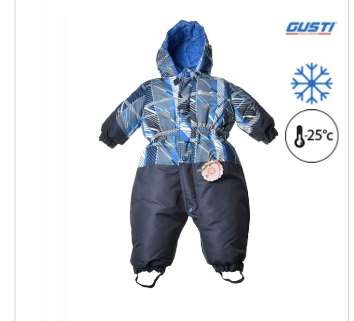 Продам зимовий комбінезон Gusti Salve на хлопчика 86 р.