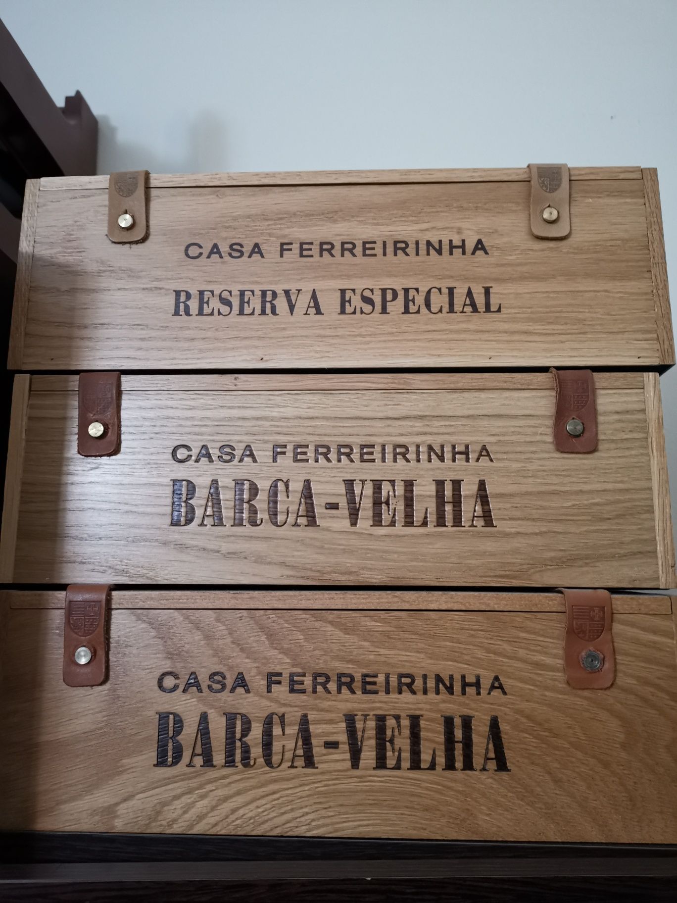 Caixa Madeira oficial BARCA VELHA