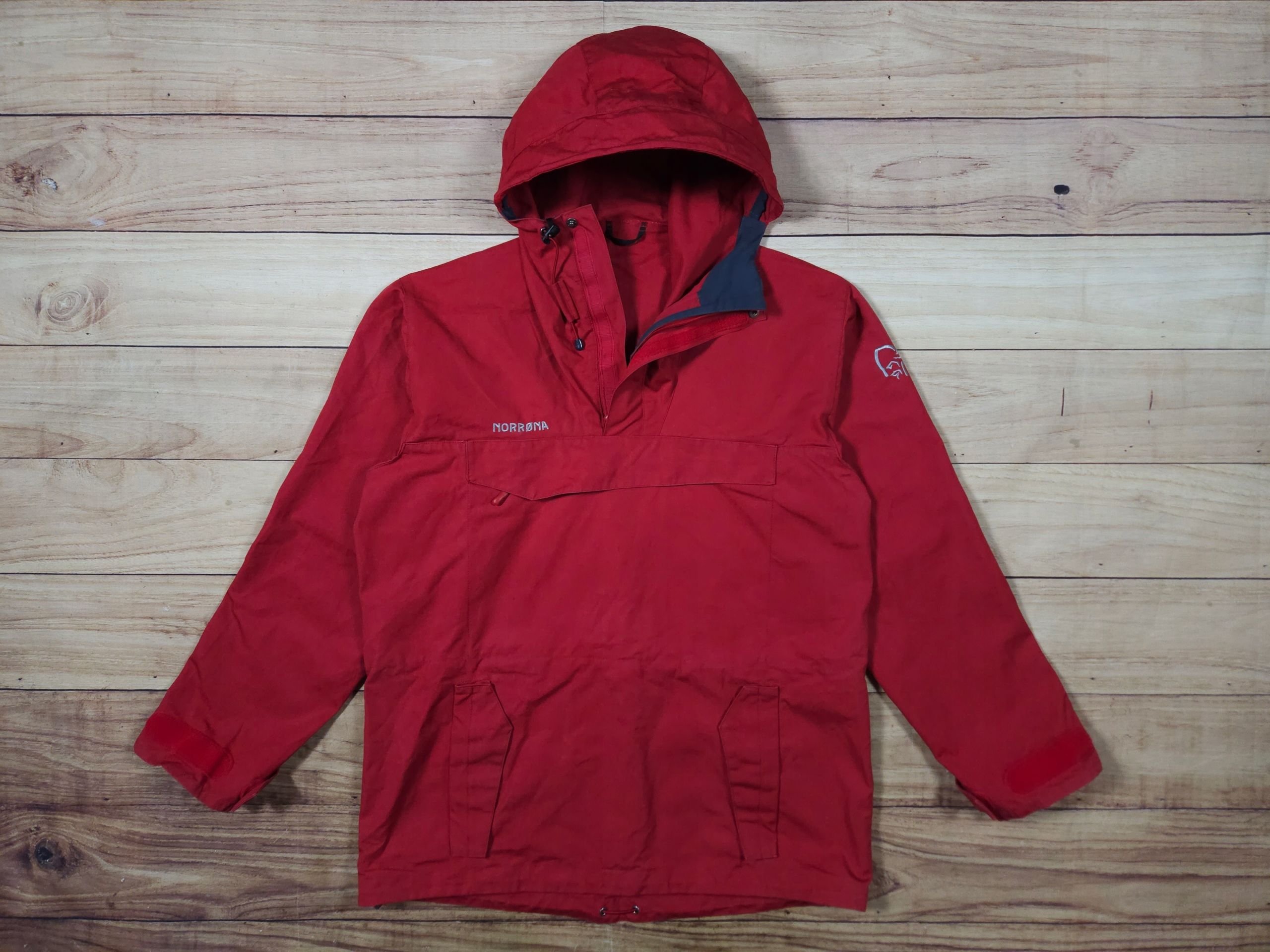 NORRONA Amundsen Kurtka Anorak Męska Logowana r. M (L)