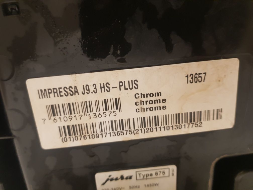 Ekspres  Jura Impressa TFT  J9.3 HS-PLUS  One Touch