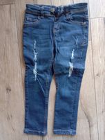 Jeansy jak nowe rozmiar 104
