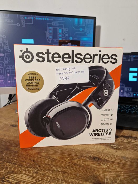Słuchawki bezprzewodowe wokółuszne SteelSeries Arctis 9 (3544)