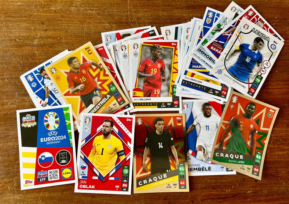 CROMOS EURO2024 Futebol