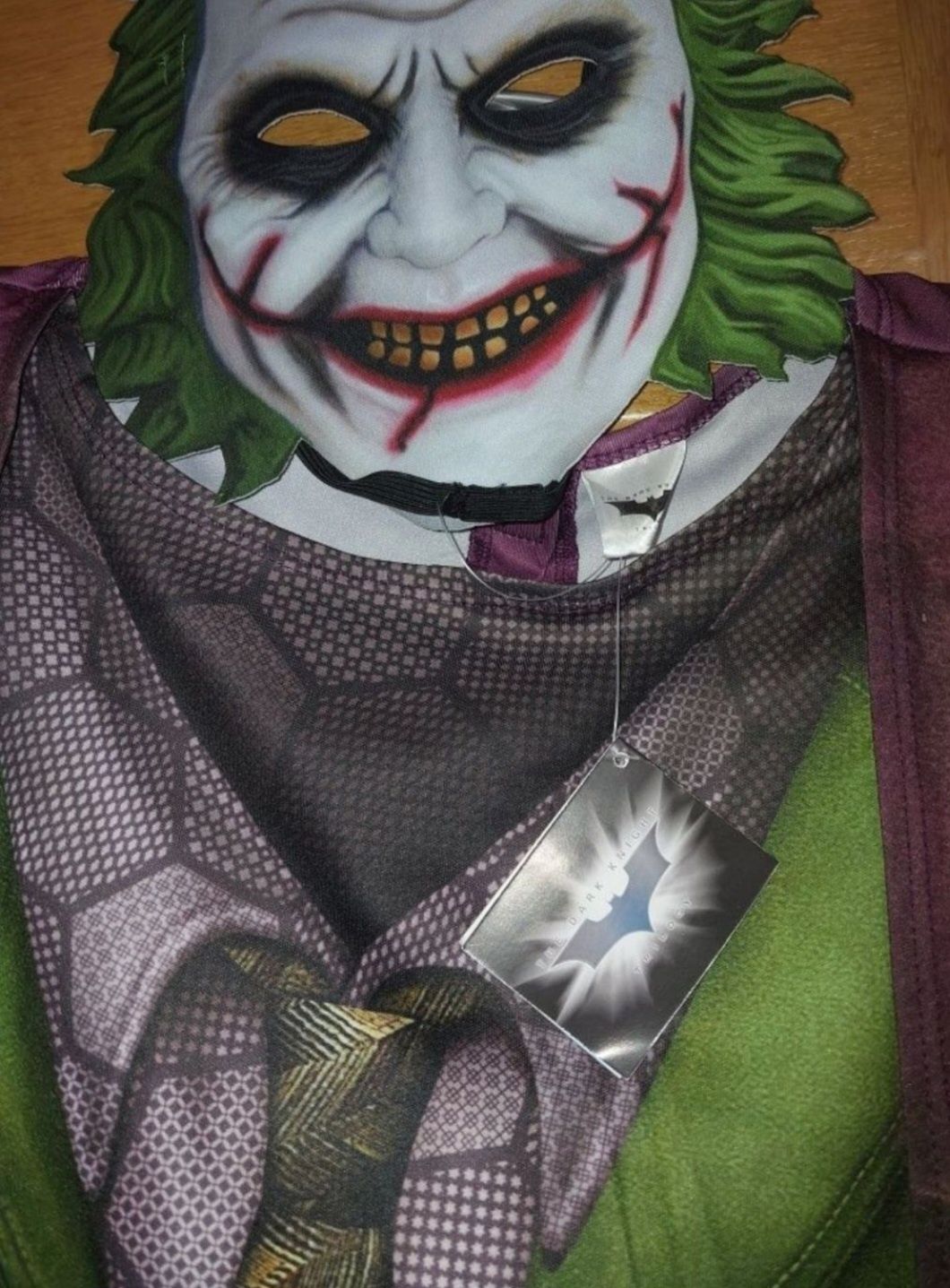 Nowy kostium Joker Batman L xl przebranie duży luzny strój karnawałowy