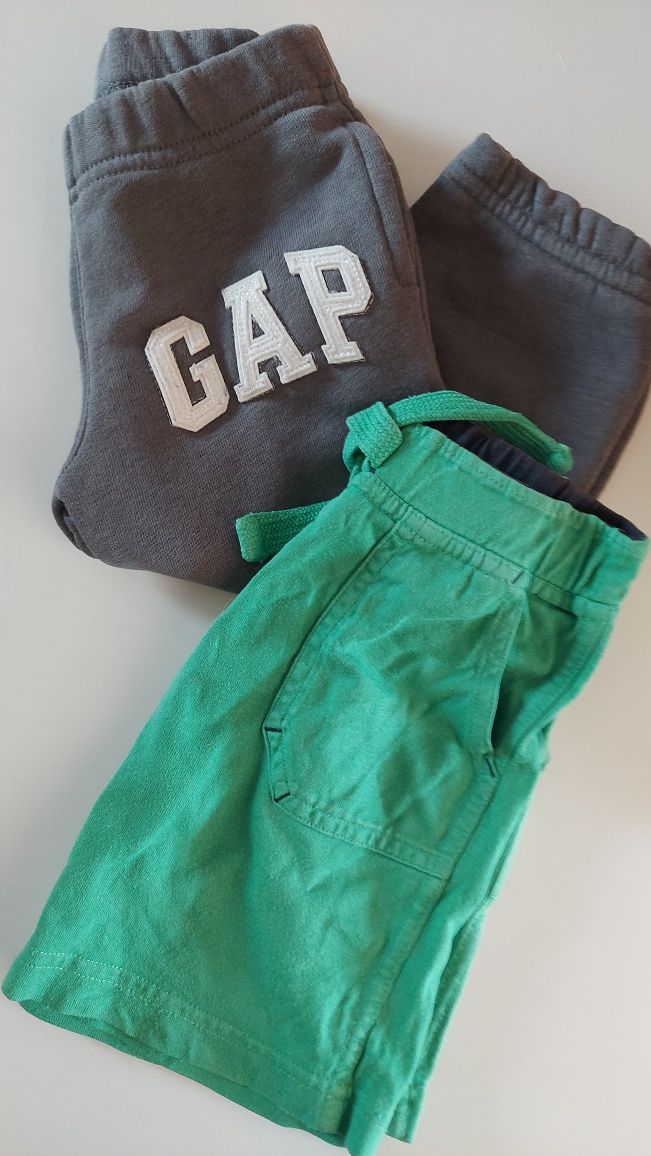 GAP nowe, mega spodenki joggers cotton r 9-12 m/74- 80 + gratis