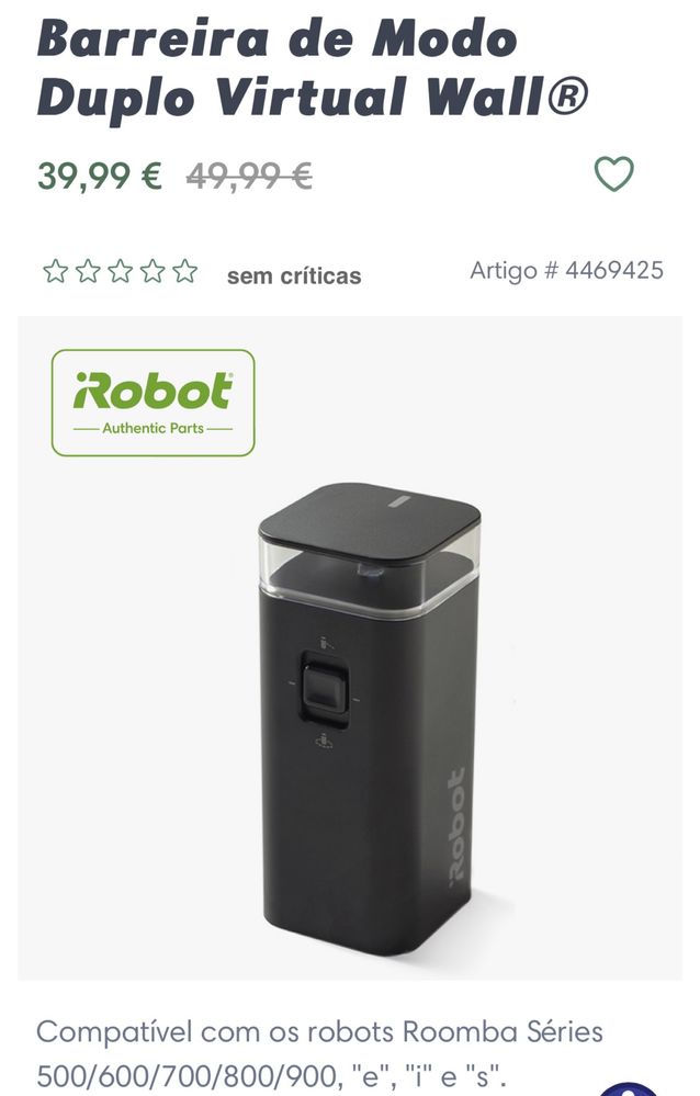 Barreira Virtual iRobot